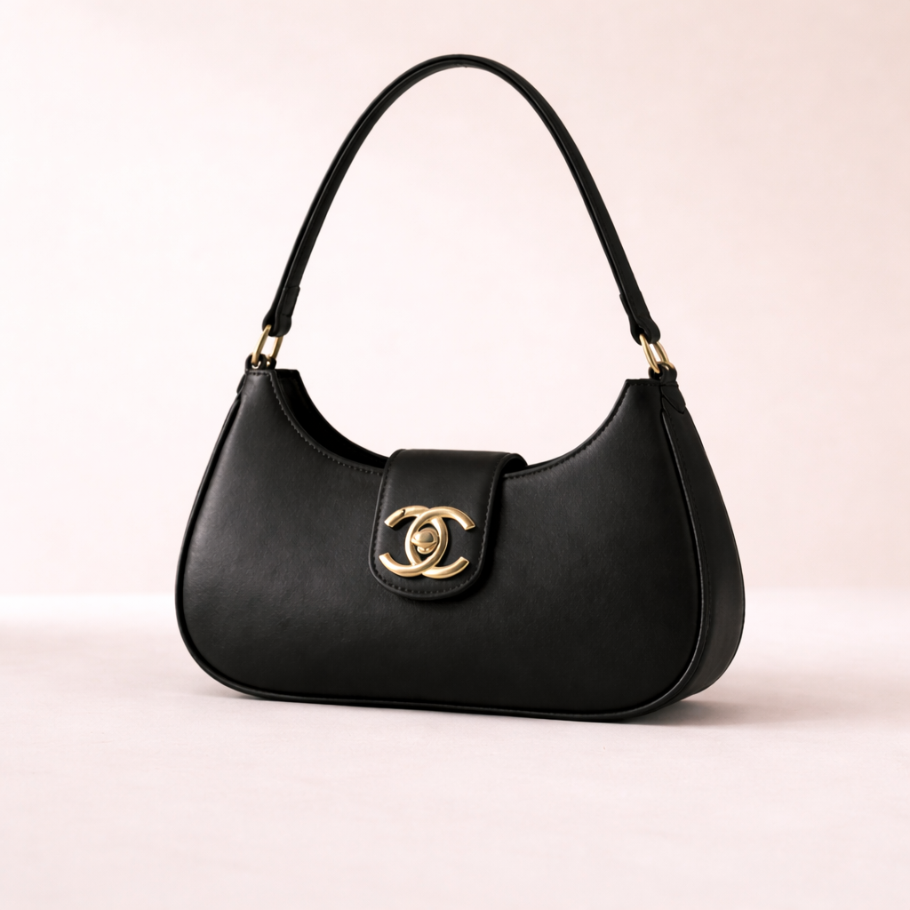 Bella Luxe Shoulder Bag Black